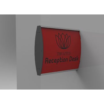 Sign Frame (100x300mm - Double Sided - Wall Mounted)