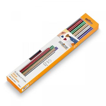 Steinel - 10 Glitter Glue sticks Ø 11 mm (250 g) - 2 per Colour - German Quality