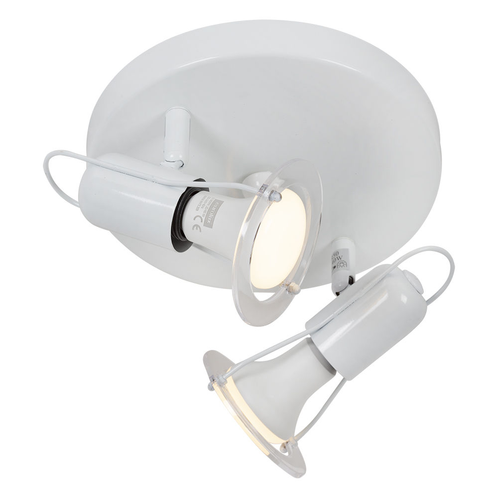 Eurolux - Mini - Satin - 2 Lights - R50 - Spot Light - White - 2 Pack