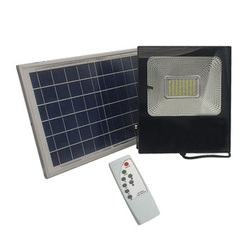 LED 50W Solar Floodlight & Panel with Remote Control (ESLPFL-50ASOLAR)