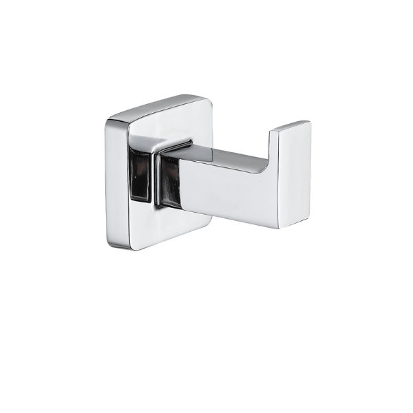 B/A ROBE HOOK - CHROME - SQUARE
