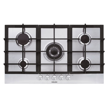 Glem GT955HIX 90cm 5 Burner Stainless Steel Hob