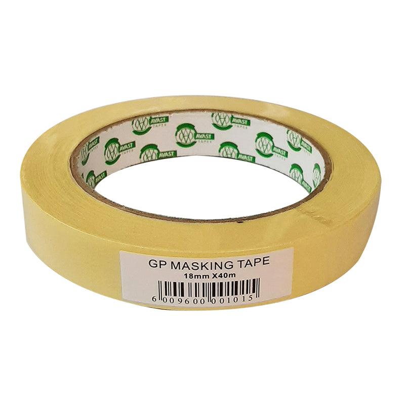 Masking Tape Avast General Purpose 18mmx40m ( 48 Pack )