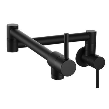 Trendy Taps Premium Quality Black Modern Line Pot Filler