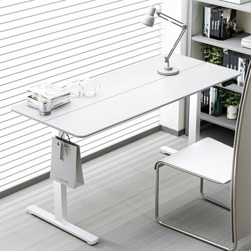 Elite Height Adjustable Desk - Fine Living - White