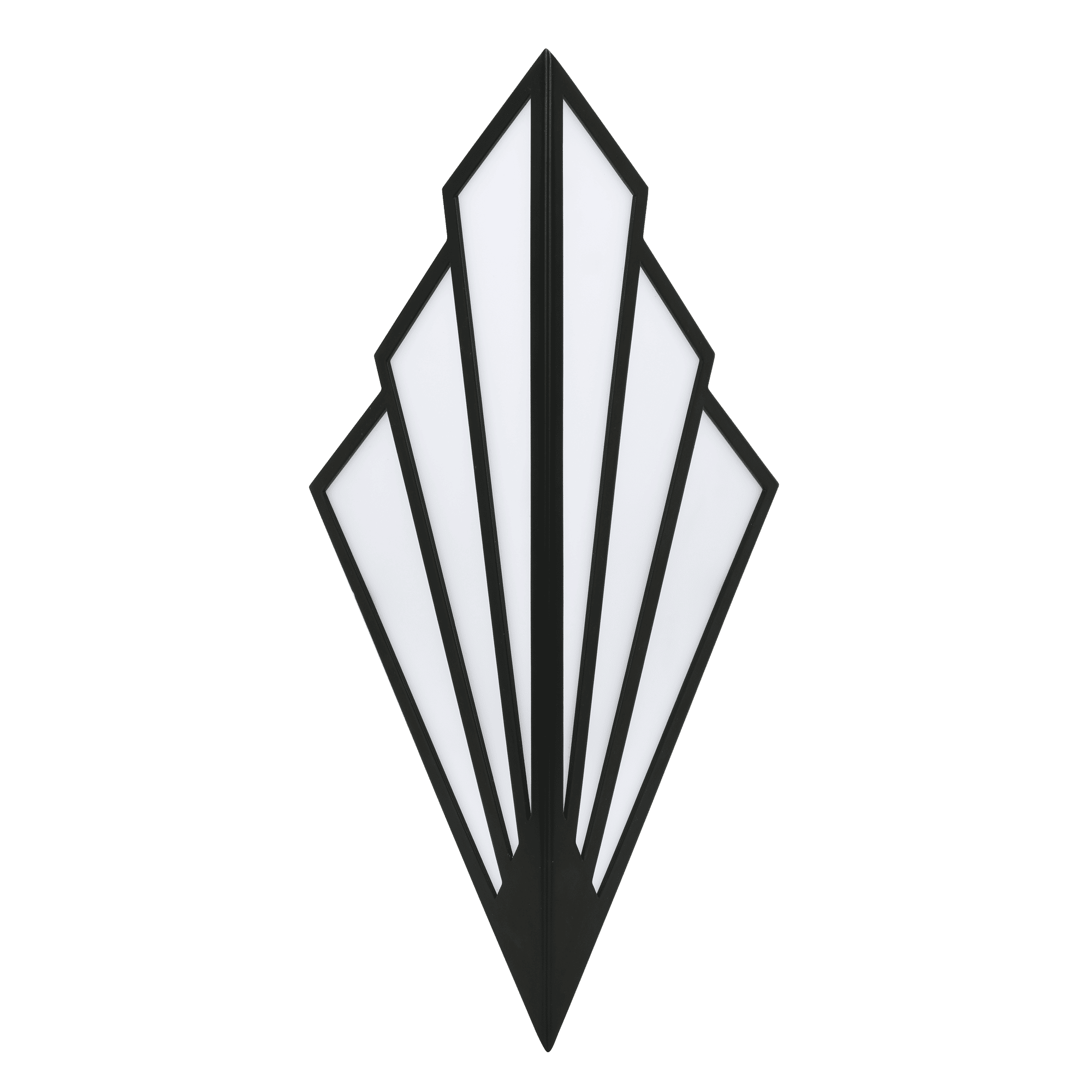 Zebbies Lighting Apex Black Wall Light