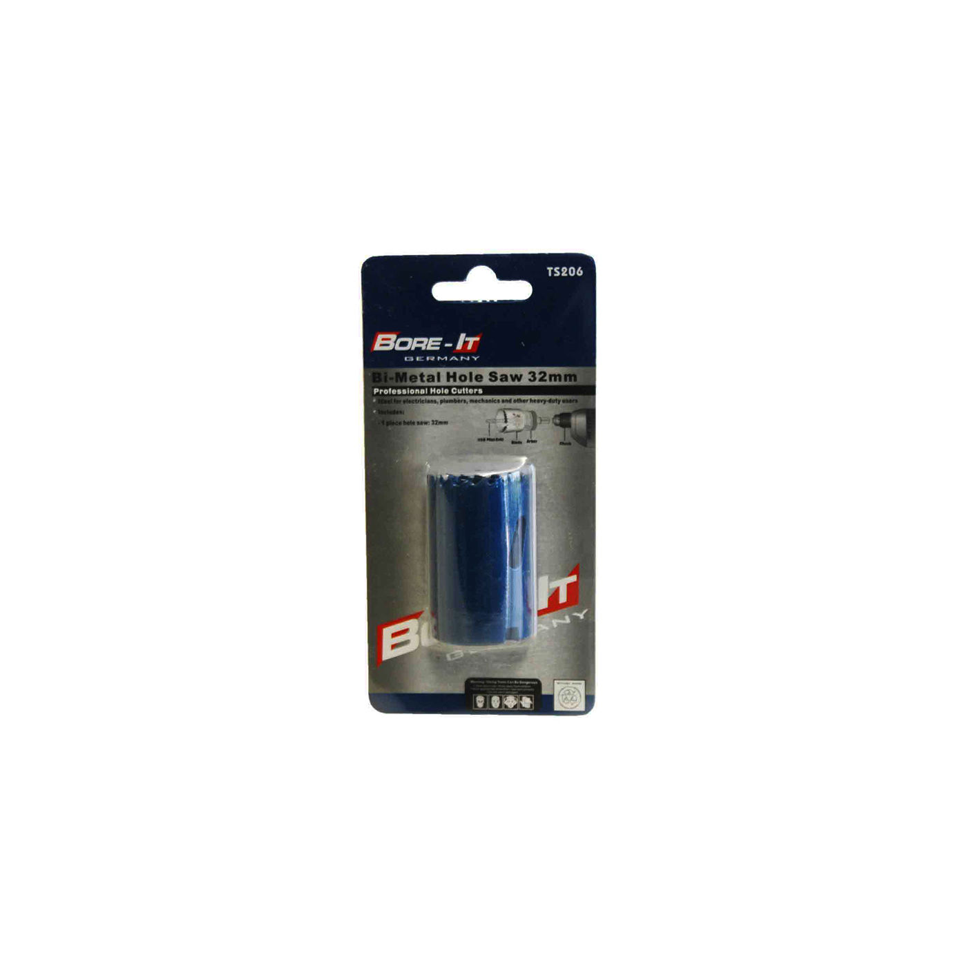 Bore-it - Hole Saw - Bi-metal - 32mm - 4 Pack