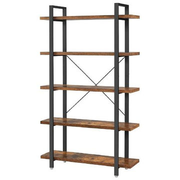 5-Tier Living Room Bookcase – Open Display & Storage Organizer