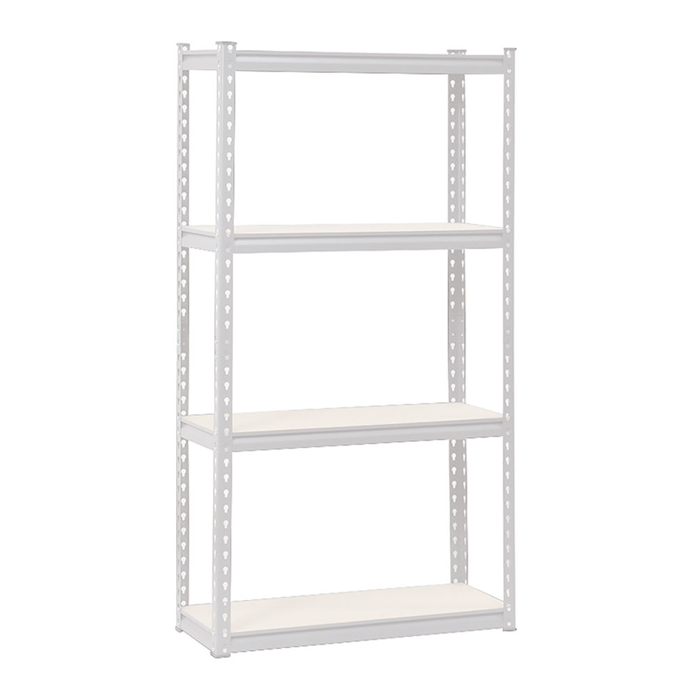 METAL STAND 4 TIER MDF-WHITE
