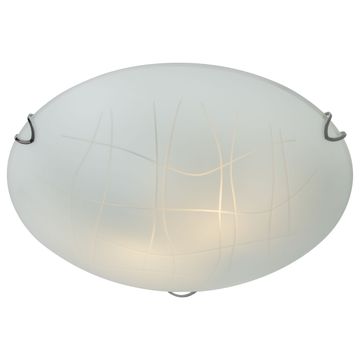 Eurolux Radiant Lines Ceiling Light Chrome E27 2x60w