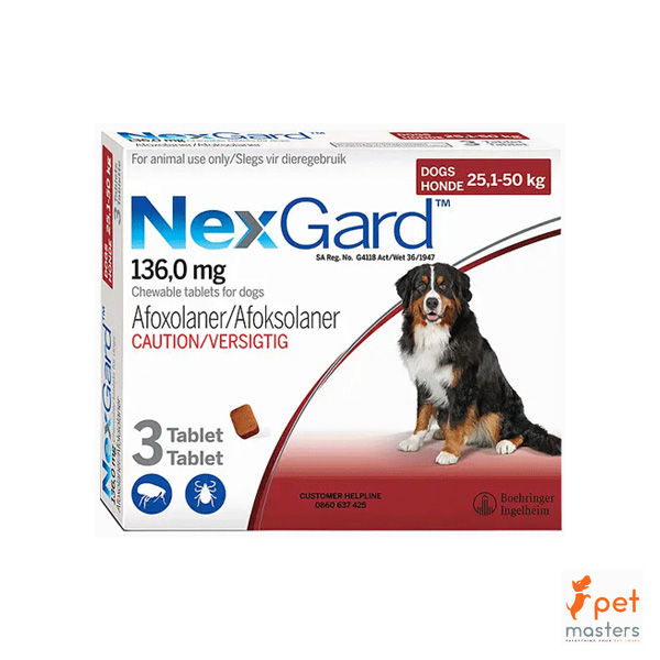 Nexgard Chew 3s / X-Large/25.1 - 50kg