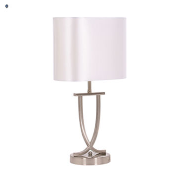 Satin Chrome Wall Bracket with Frosted Glass