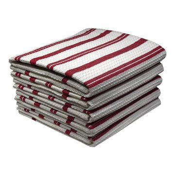 Bunty's Kitchen Towel - Design 2196 - 055x080cms - (05 Pc Pack) - Tomato