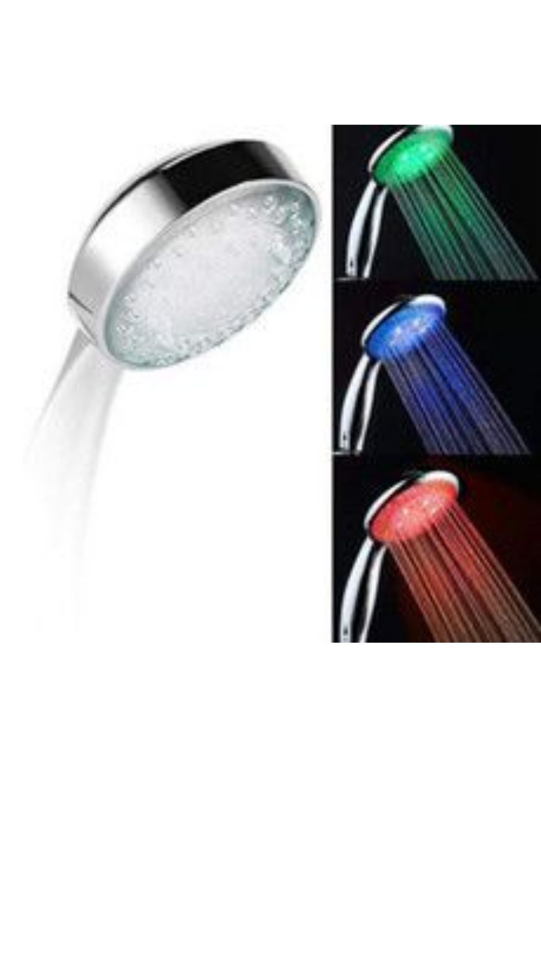 7 Colors LED Showerhead