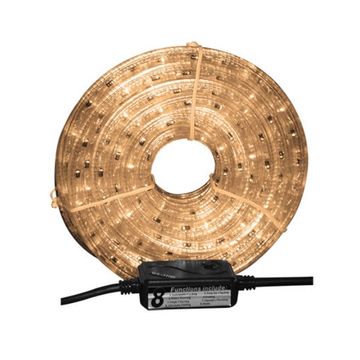 230V 10M LED Warm White Flexilight 3-Wire Clear C/W Control