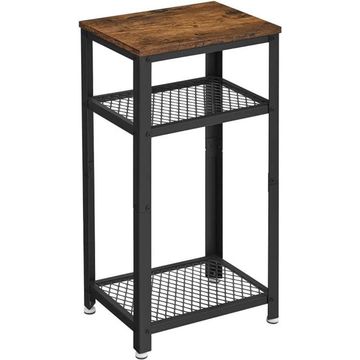 Bragg Salvador Rustic Side Table, Brown