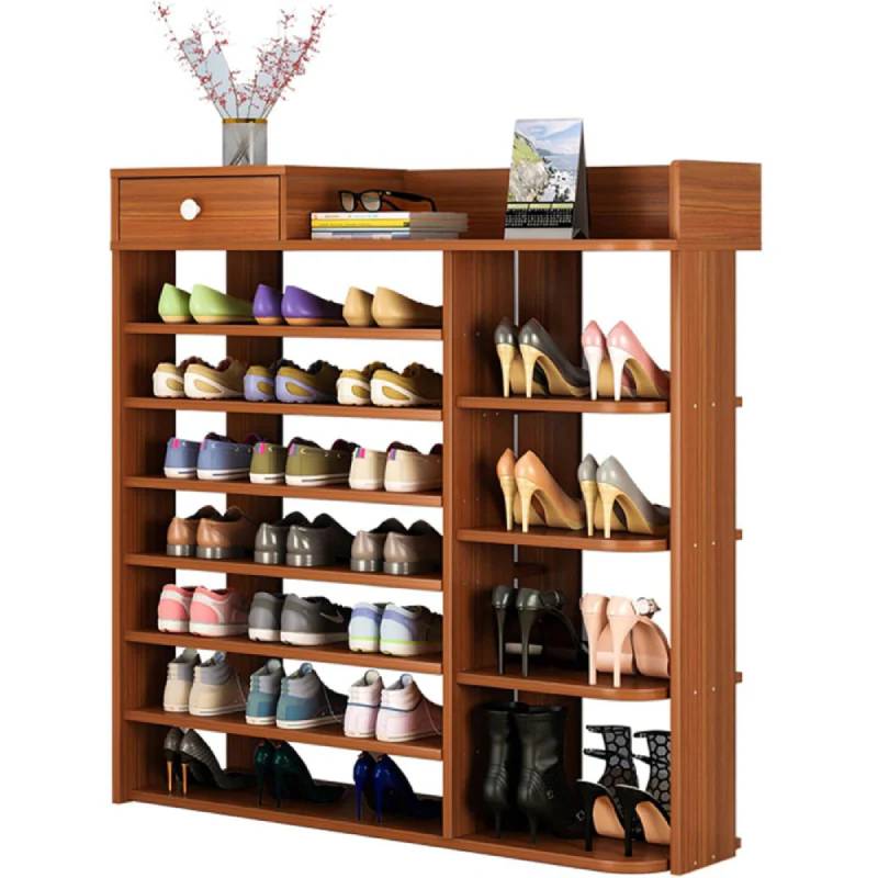 Nu Dekor - 7 Tier Multi-Layer Shoe Stand With Cabinet Shelf