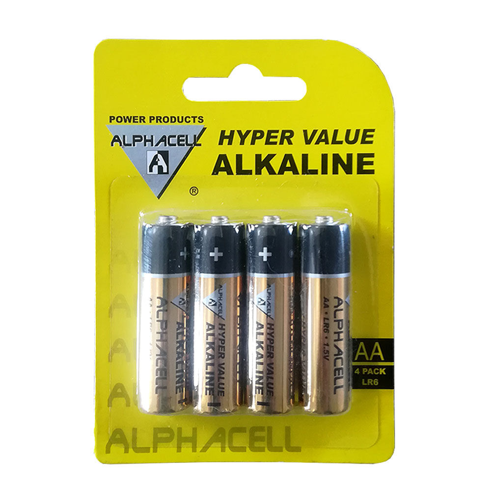 Alkaline HYPERVALUE AA 4pc Carded