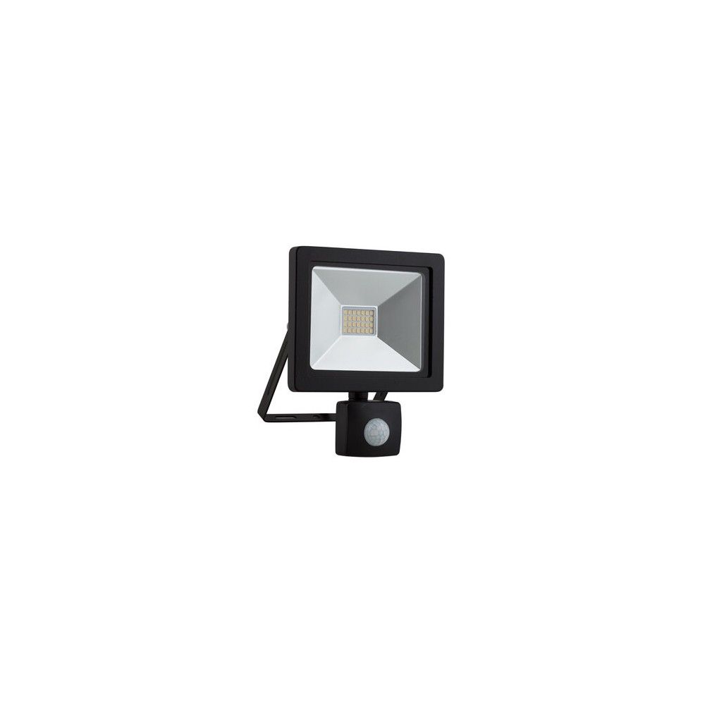 LED 20w Floodlight & Sensor Black 4000k