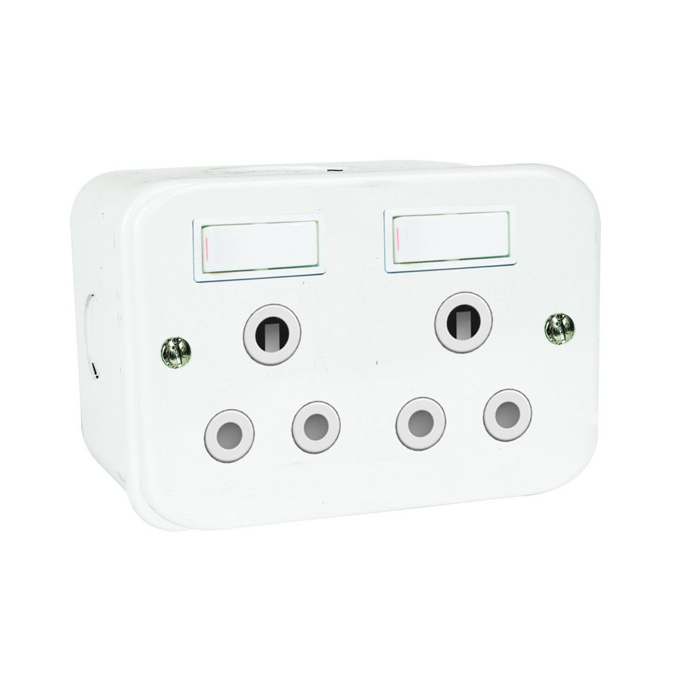 ACDC - Metal Clad Switched Socket Outlet 2x16A