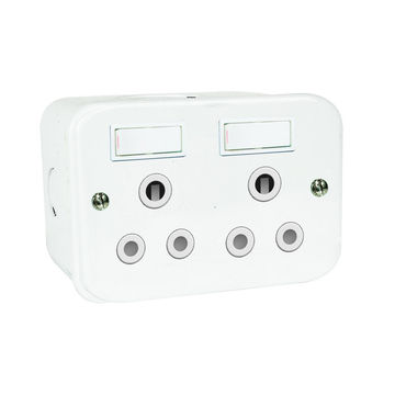 ACDC - Metal Clad Switched Socket Outlet 2x16A