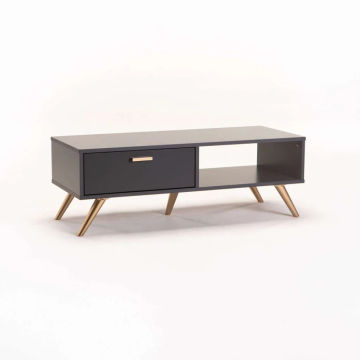 LENA 100×40cm Coffee Table Grey — Stylish Modern Living Room Table