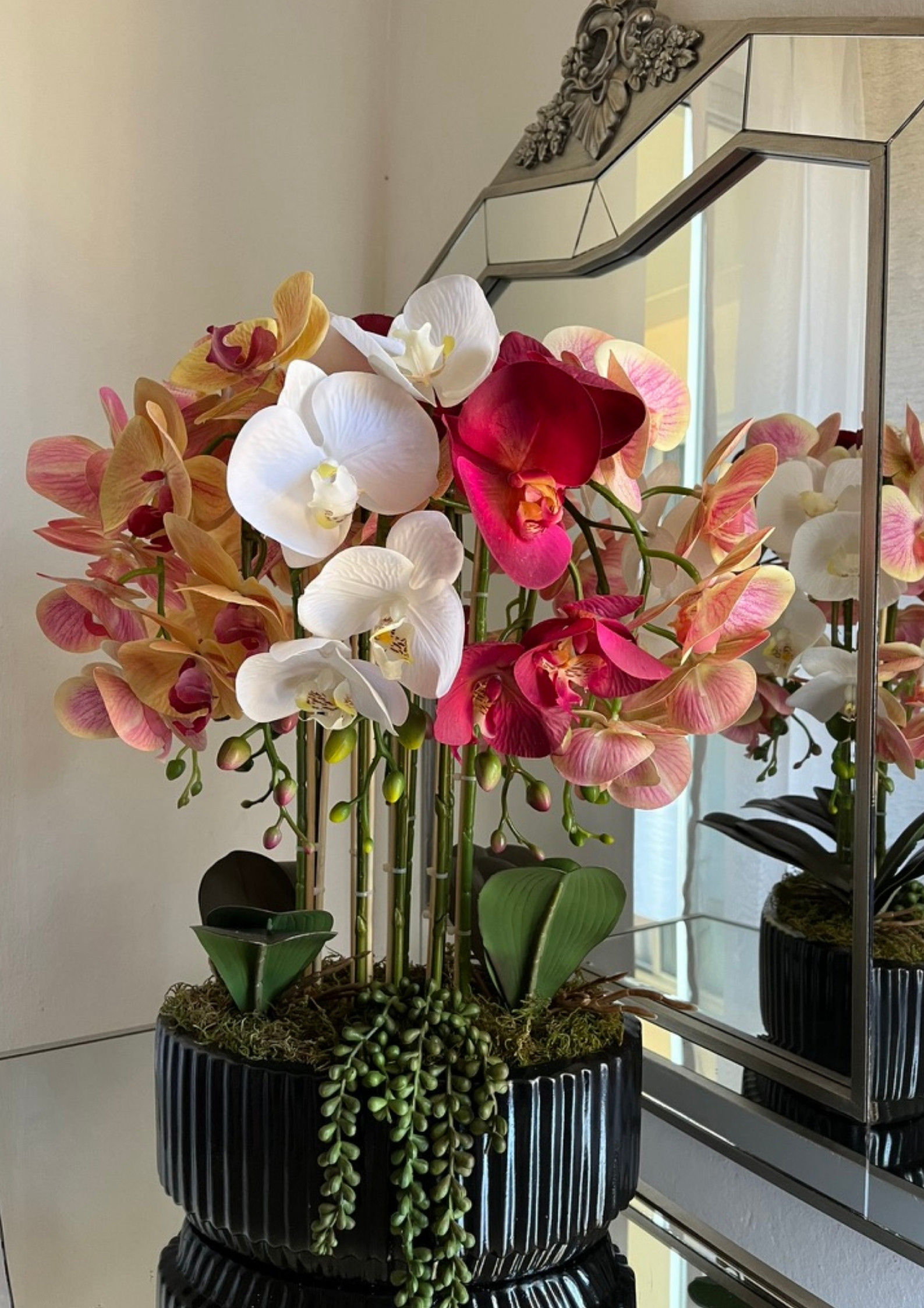 Artificial Orchid Arrangement