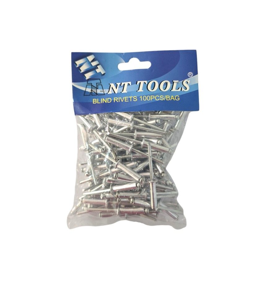 NT TOOLS Blind Pop Rivets 4.8X21mm 100pcs