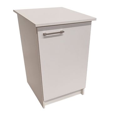 London 45cm, 2 Shelf - 1 Door Cabinet - White