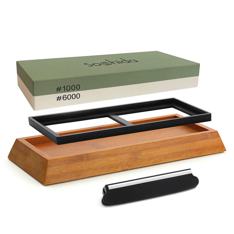 Soshida Japanese Whetstone Knife Sharpener
