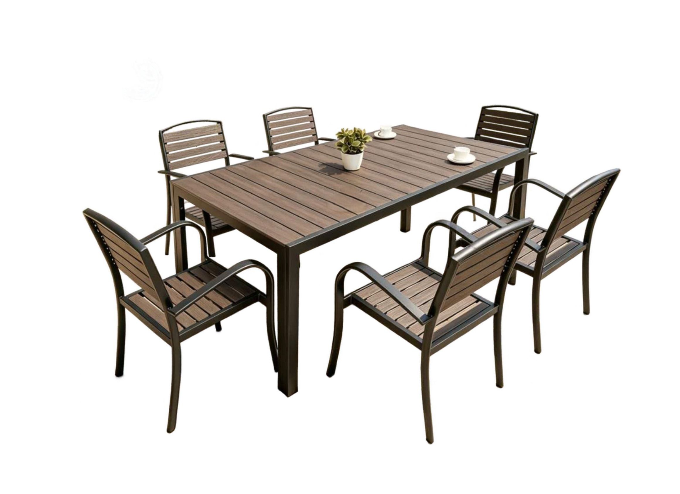 Outdoor Dining Table Set (6-Seater)