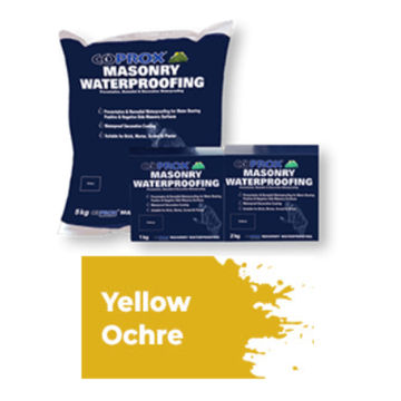 Coprox Masonry Waterproofing Yellow Ochre 5kg
