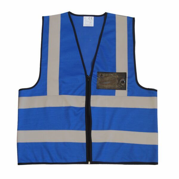 BLUE REFLECTIVE VEST MEDIUM