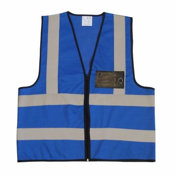 BLUE REFLECTIVE VEST MEDIUM