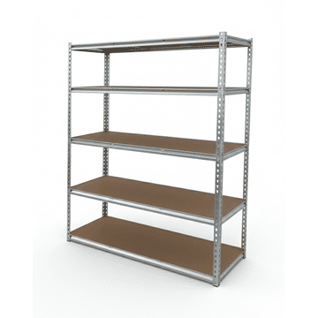 PowerFrame Metal Shelf - 183 x 120 x 45 cm - 275kg/ layer - Galvanised