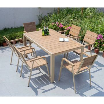 Birk Outdoor Dining Set - 6-Seater