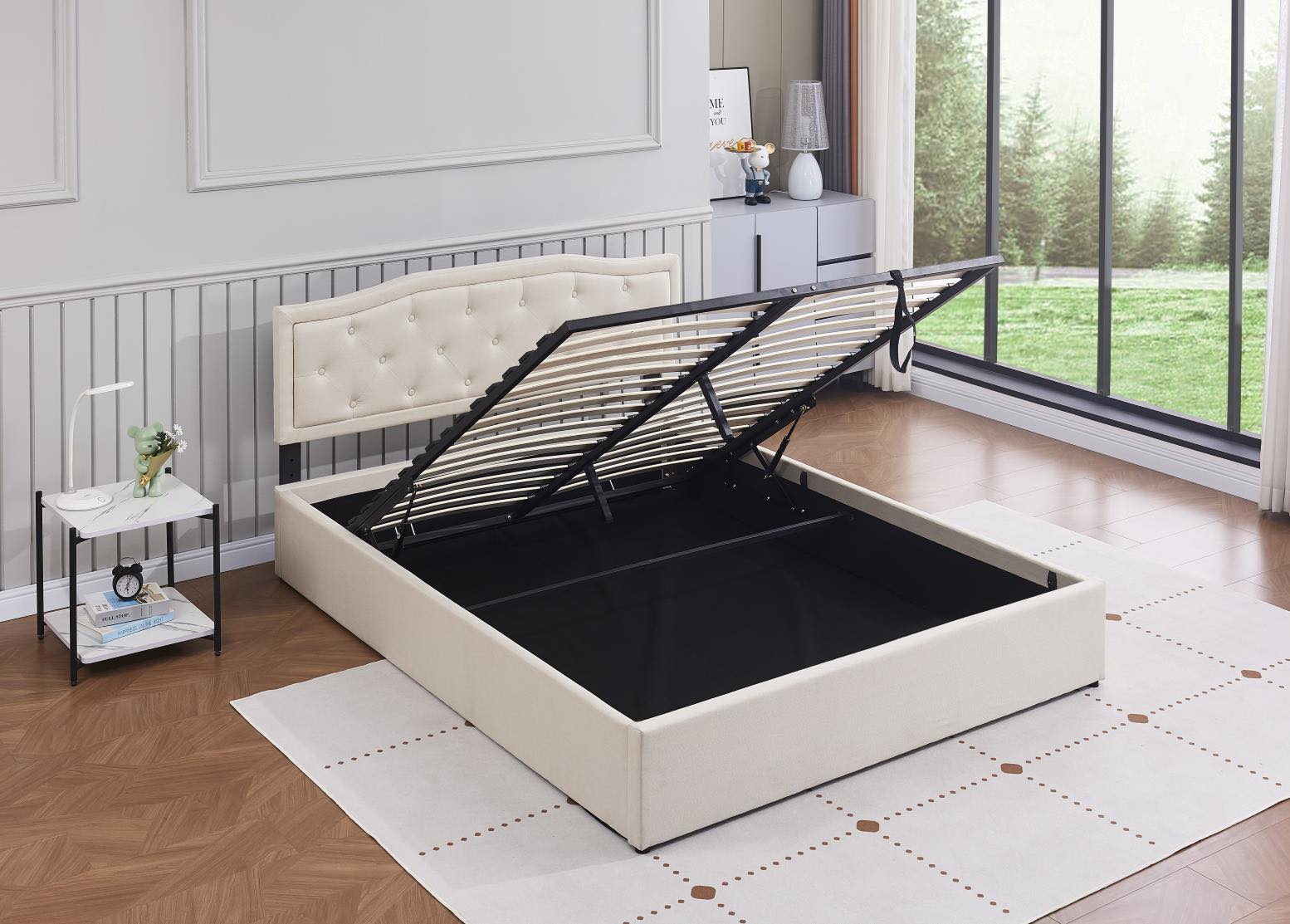 Boston Headboard & Storage Base Queen XL