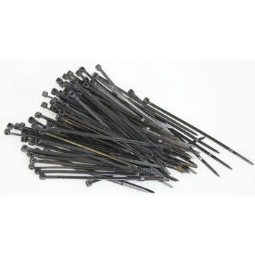Woodly Cable Ties, Black, 3.6mm x 150mm, 100 Pieces