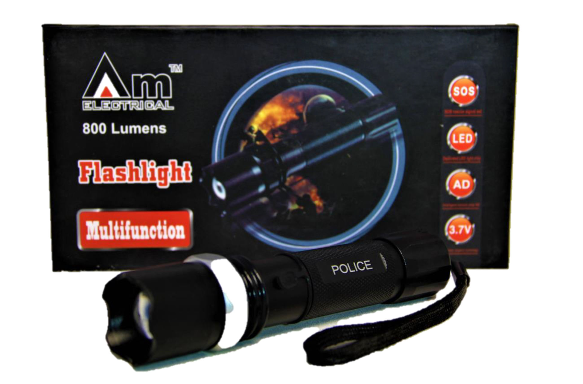 Torch - 3w Rechargeable