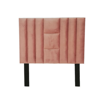 Nur Diagonal Panel Headboard Emerald Green Thee Quarter