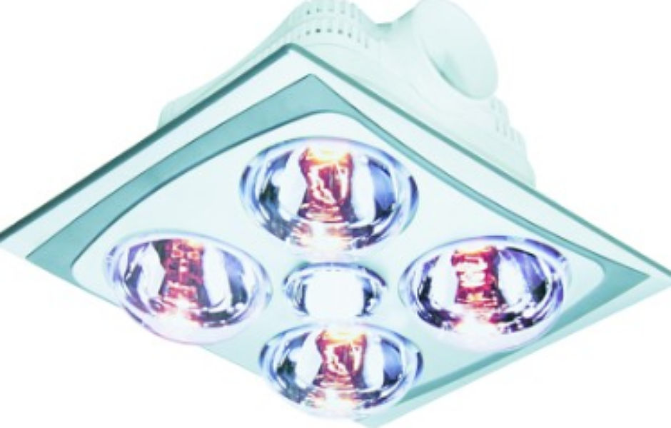 Bathroom Heating Lamp & Light 4 Lamp Metal Finish LEROY MERLIN South Africa