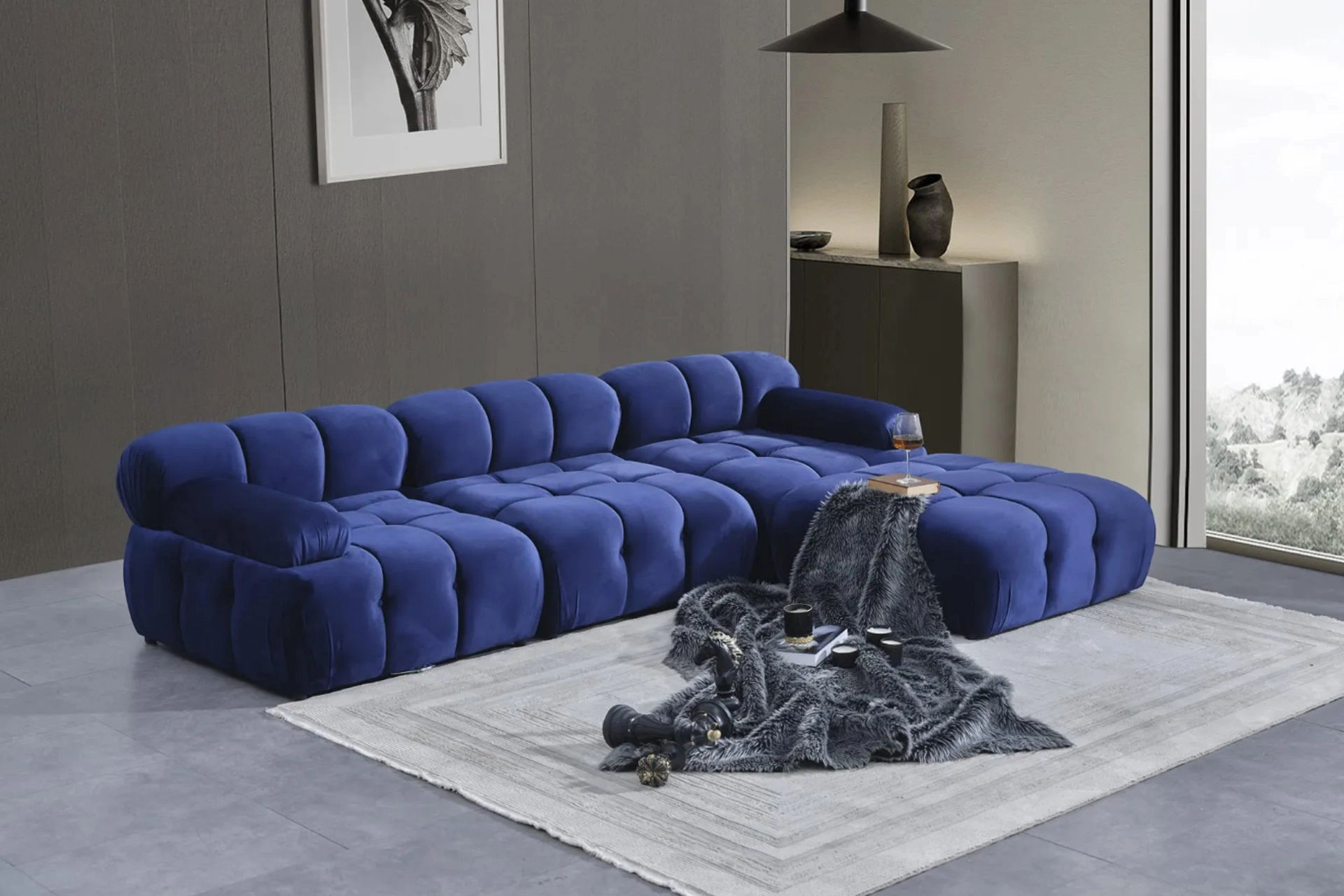 Hazz modular corner sofa