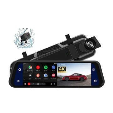 Dash Cam Mirror Screen - 4K-2 Lens-BL