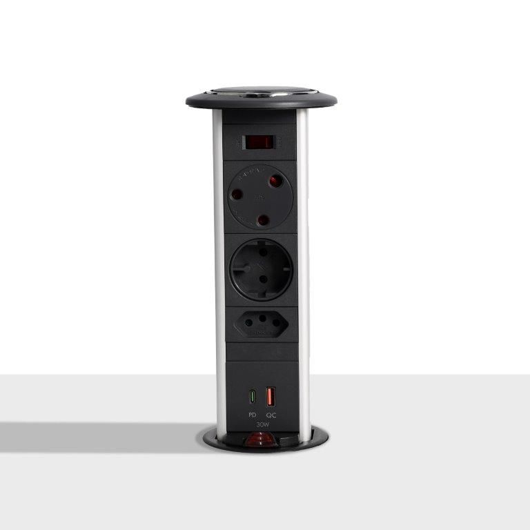 Multiplug Powerlogic Powerdock MK430 Black