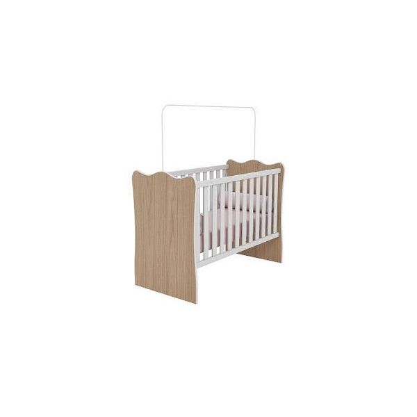 Linx Baby Crip - Rustic Oak / White