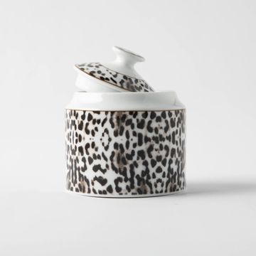 Jenna Clifford Leopard Sugar Pot
