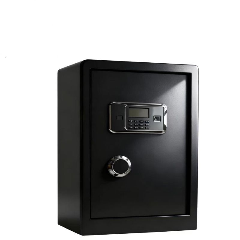 Digital Electronic Safe, Black, Biometric Fingerprint Lock, Steel Construction, Home Security(G27-4-1)