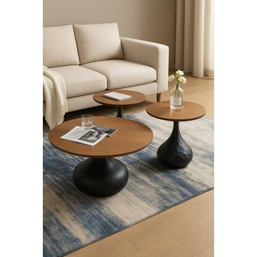 EFURN- Nordic Light Wood Coffee Table