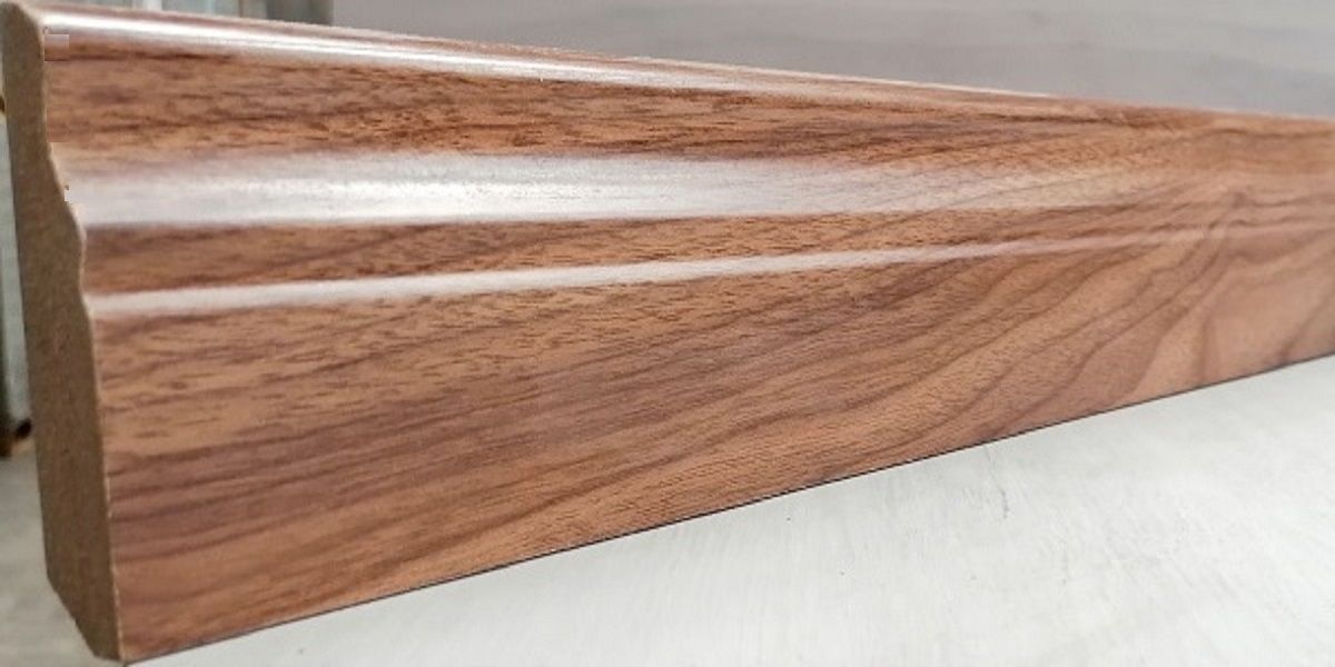 Skirting Jasper Oak MDF Gloss Finnish 80mm x 14mm x 2400mm