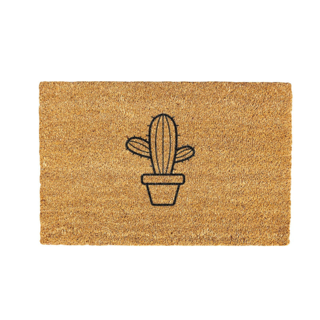 Cactus Coir Doormat Design 700 x 400 mm